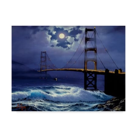 Anthony Casay 'Bridge' Canvas Art,35x47